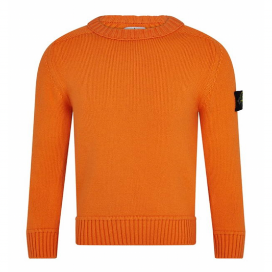 Stone Island Junior Orange Knit