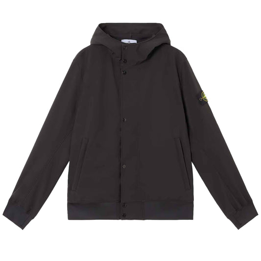 Stone Island Light Soft Shell-R Jacket in Charcoal Grey
