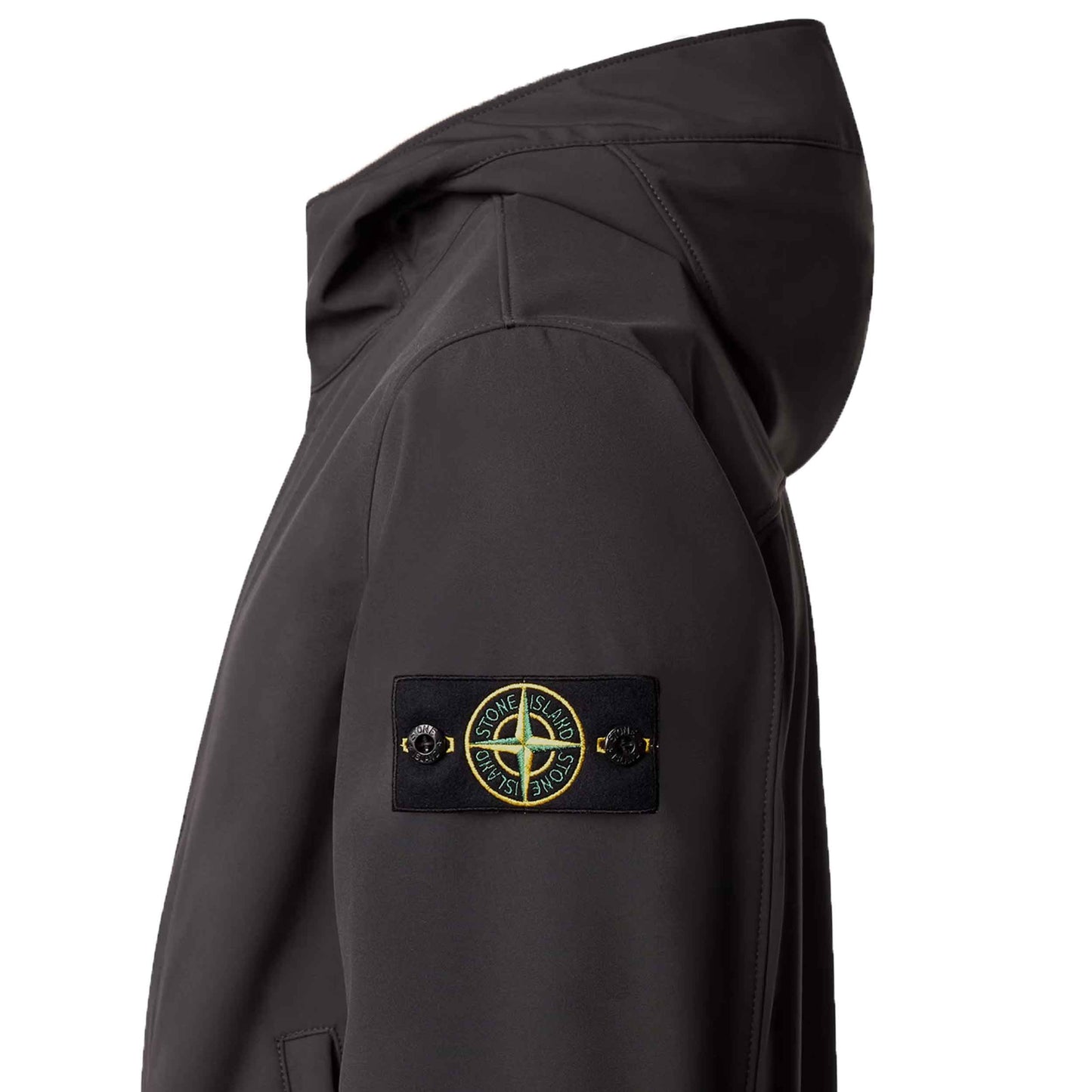 Stone Island Light Soft Shell-R Jacket in Charcoal Grey