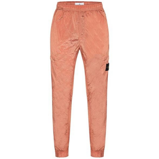Stone Island Orange Nylon Metal Cargo Pants