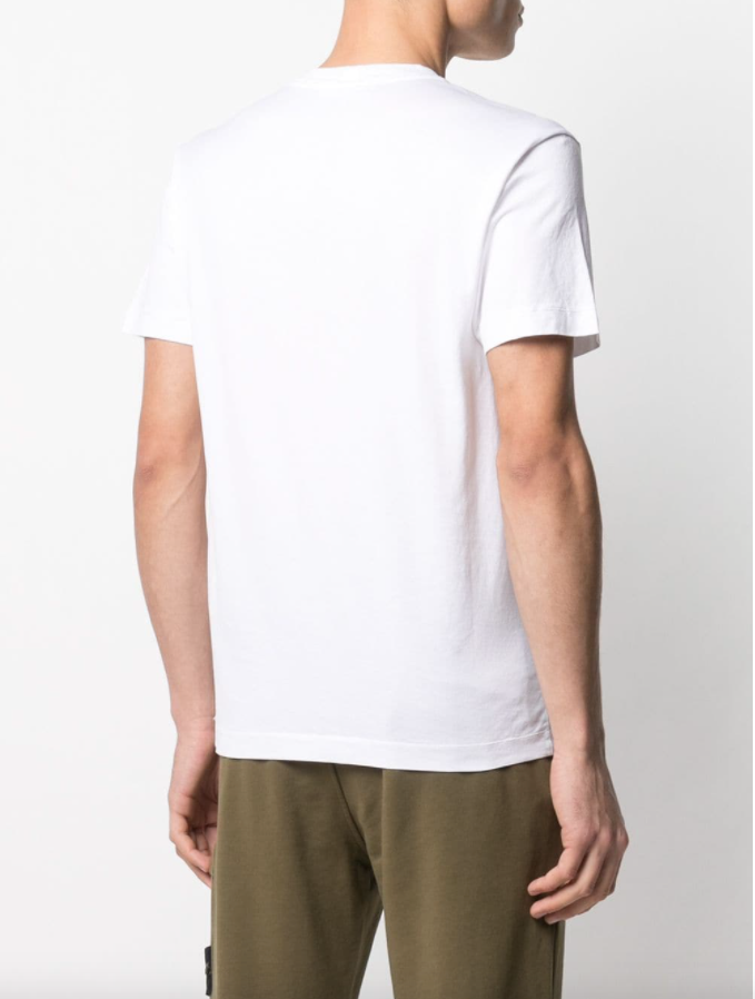 Stone Island logo-patch short-sleeved t-shirt