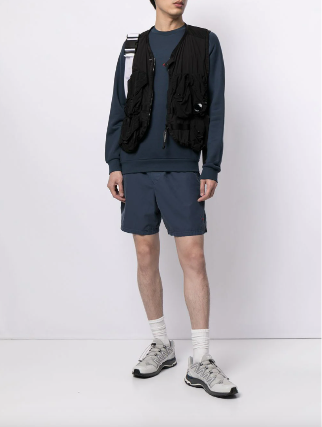 Stone Island embroidered marina bermuda shorts