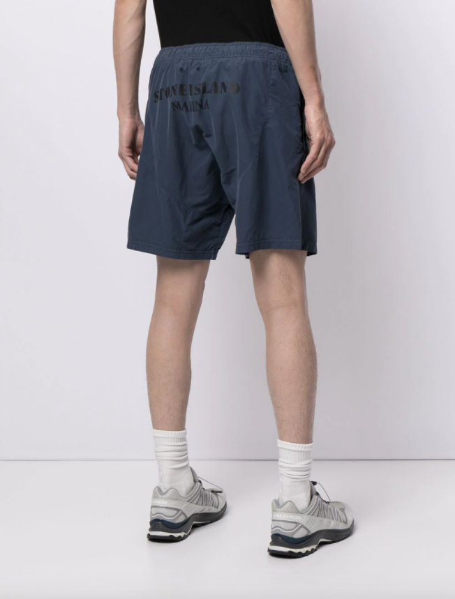 Stone Island embroidered marina bermuda shorts
