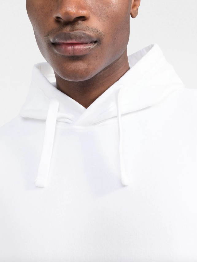 Stone Island Compass-patch cotton hoodie