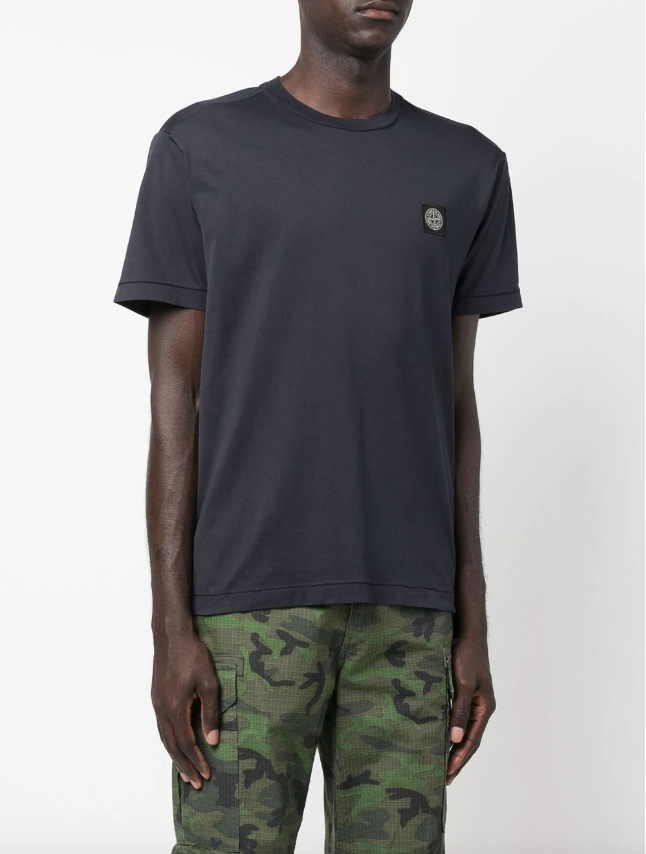 Stone Island Compass-motif cotton T-shirt
