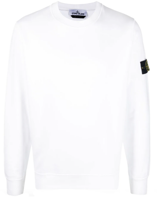 Stone Island logo patch sweatshirt