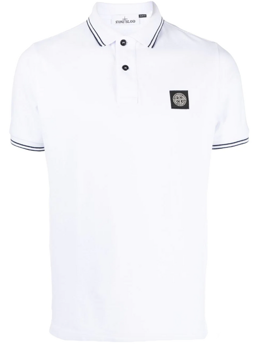 Stone Island Compass-patch polo shirt