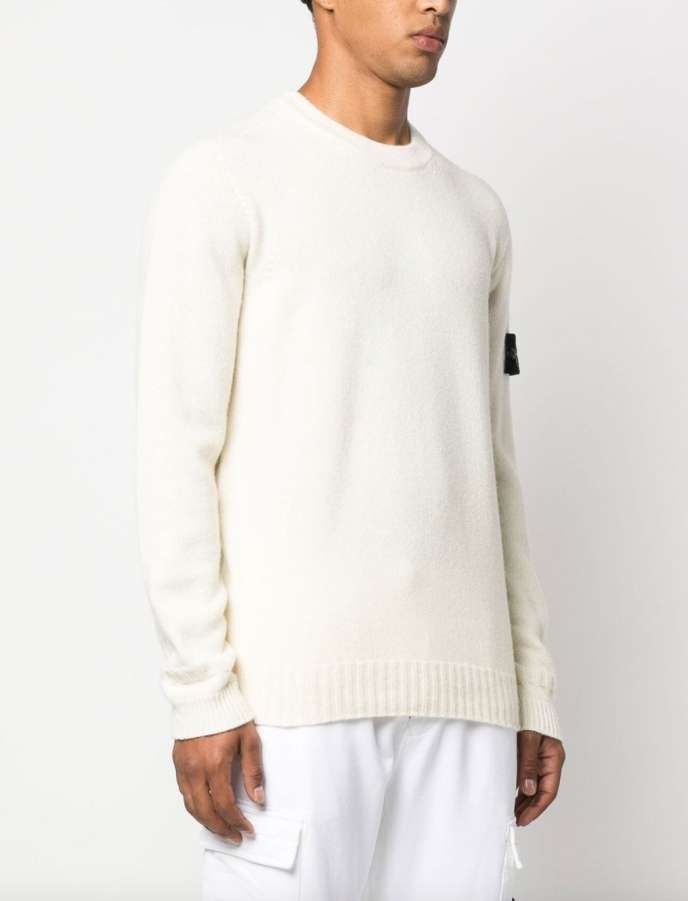Stone Island Costa logo-patch jumper