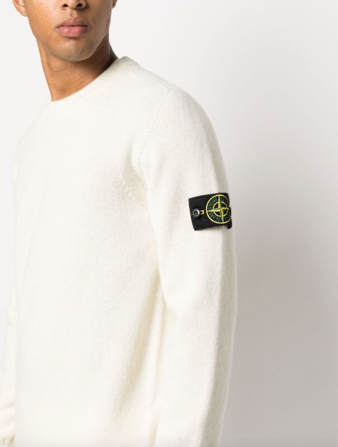 Stone Island Costa logo-patch jumper