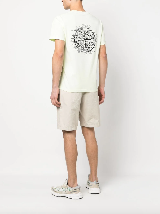Stone Island logo-print cotton T-shirt