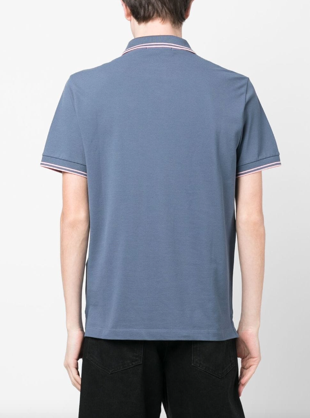 Stone Island logo-patch polo shirt