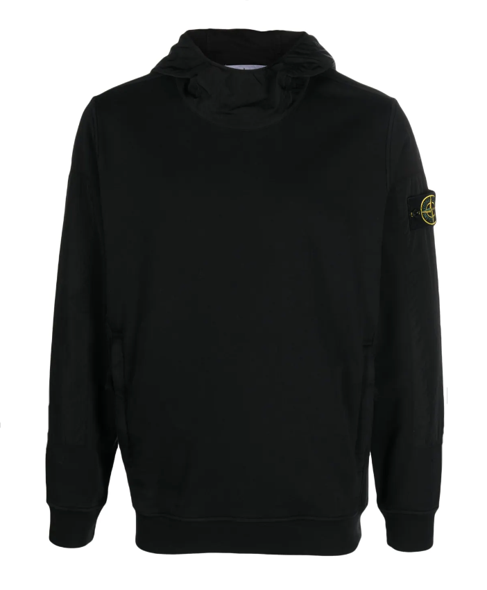 Stone Island Compass 63854 hooded sweatshirt in cotton fleece