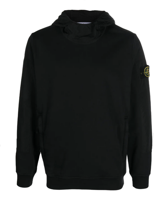 Stone Island Compass 63854 hooded sweatshirt in cotton fleece