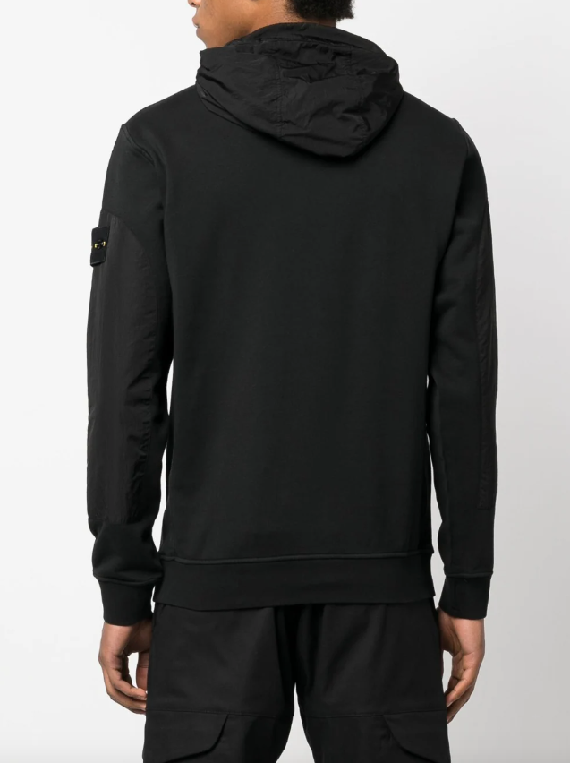Stone Island Compass 63854 hooded sweatshirt in cotton fleece