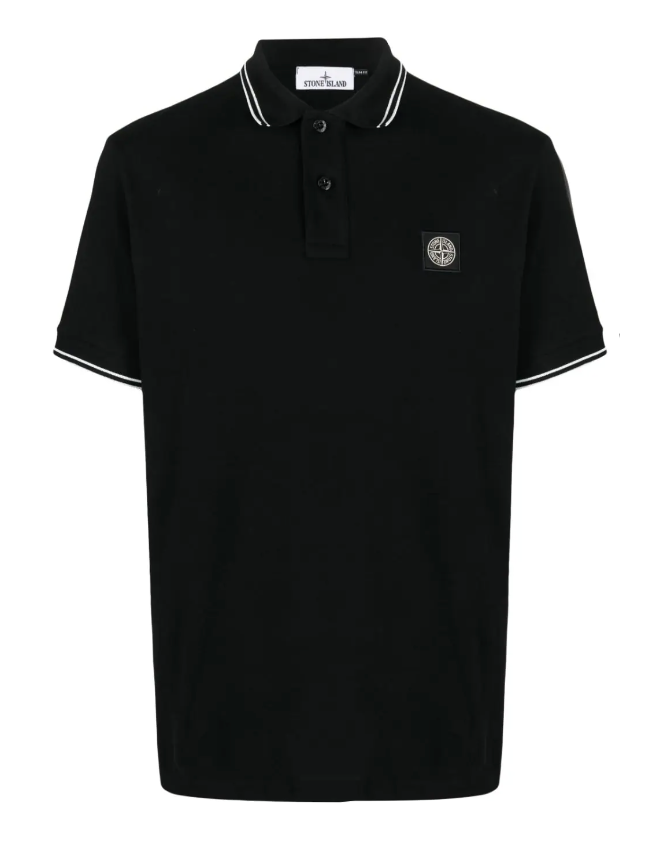 Stone Island Compass-patch polo shirt