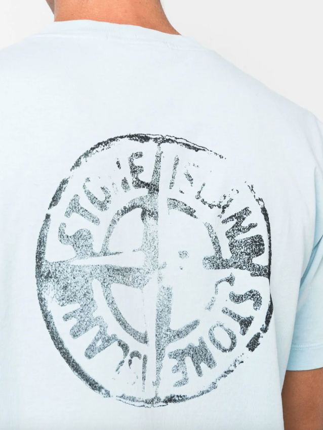 Stone Island logo-print cotton T-shirt