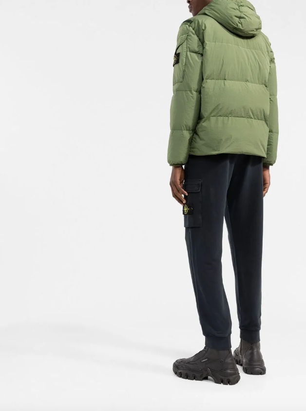 Stone Island Compass-patch padded jacket