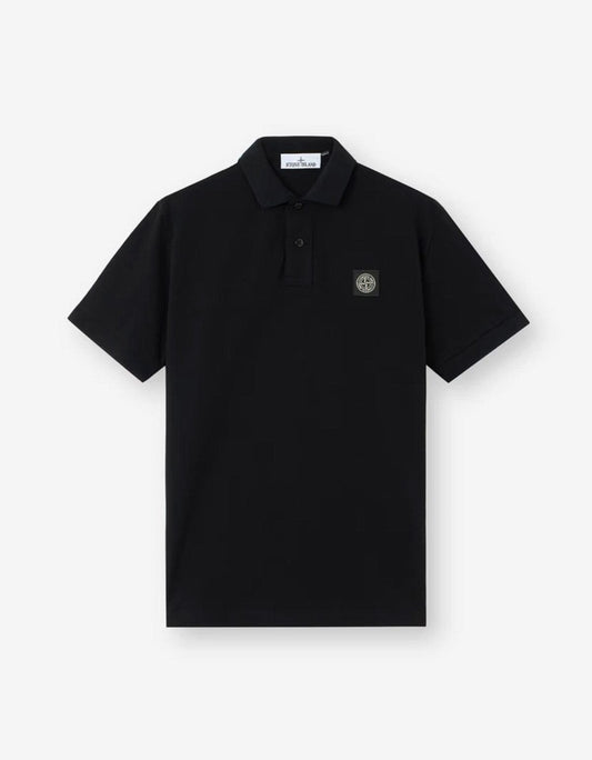 Stone Island Black Compass Polo Shirt
