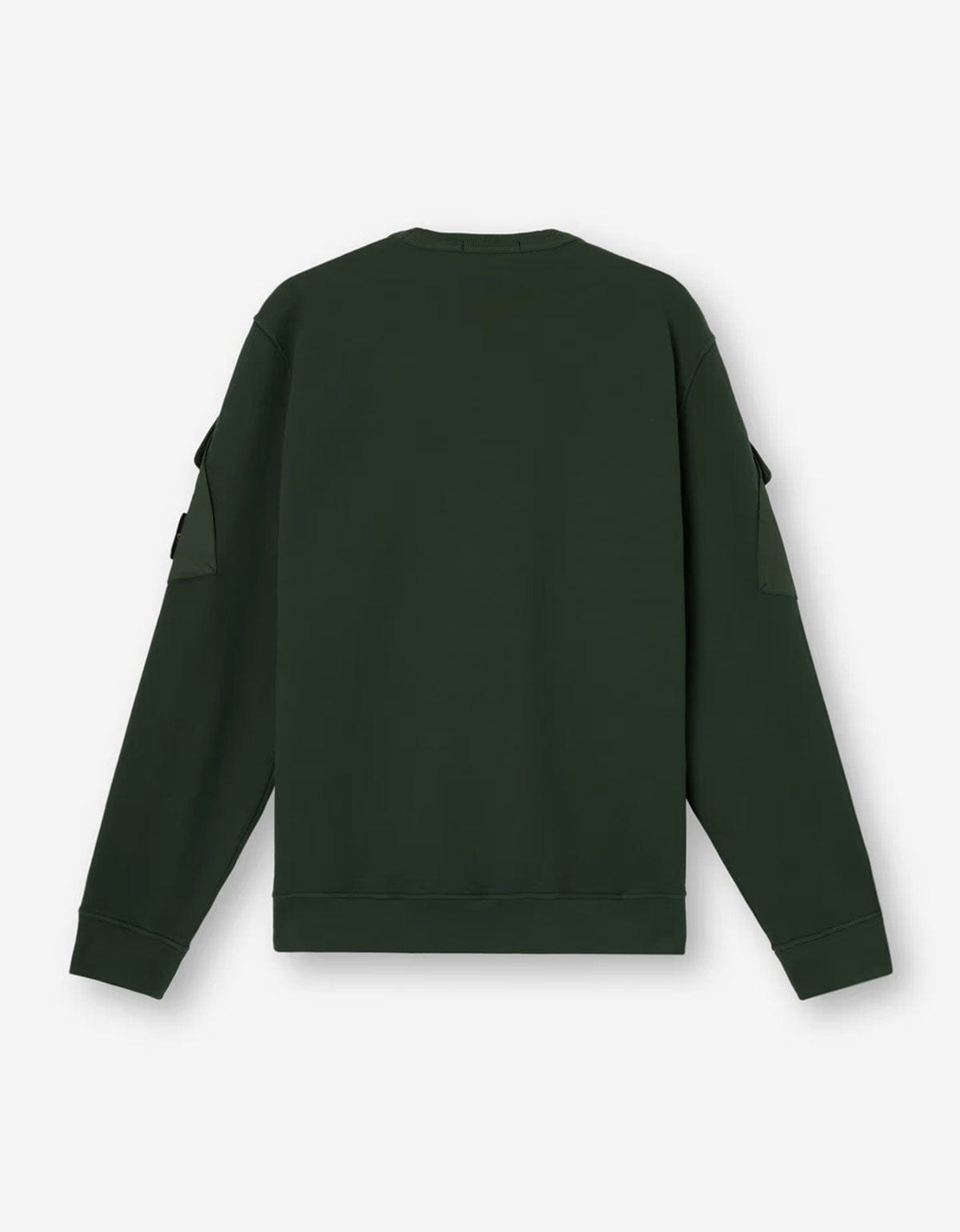 Stone Island Green Sleeve Pocket Sweatshirt