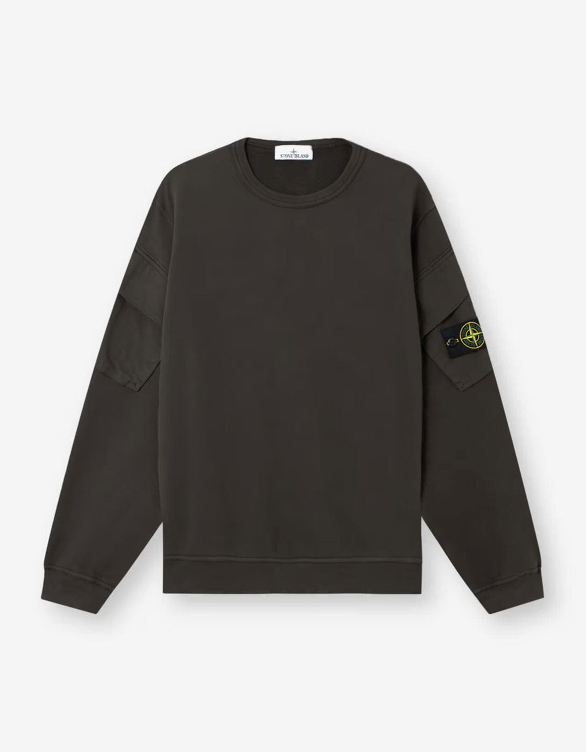 Stone Island Grey Sleeve Pocket Sweatshirt