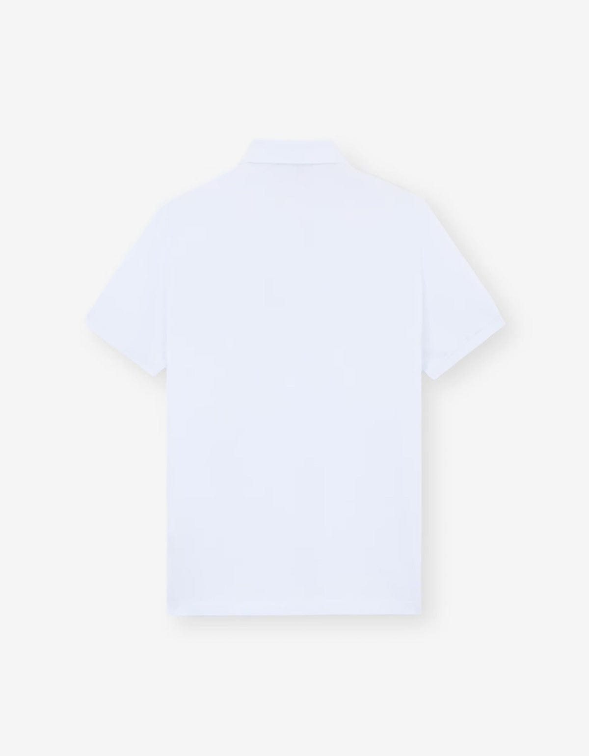 Stone Island White Compass Polo Shirt
