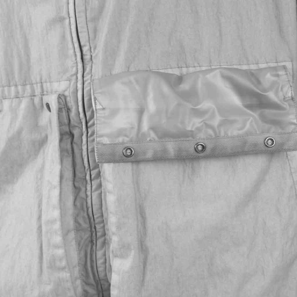 C.P. Company 50 Fili Mixed Gum Goggle Jacket in Drizzle Grey