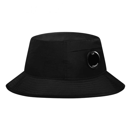 C.P. Company Chrome-R Bucket Hat in Black