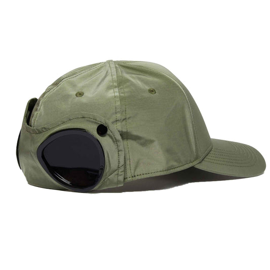 C.P. Company Chrome-R Goggle Cap in Green Bay