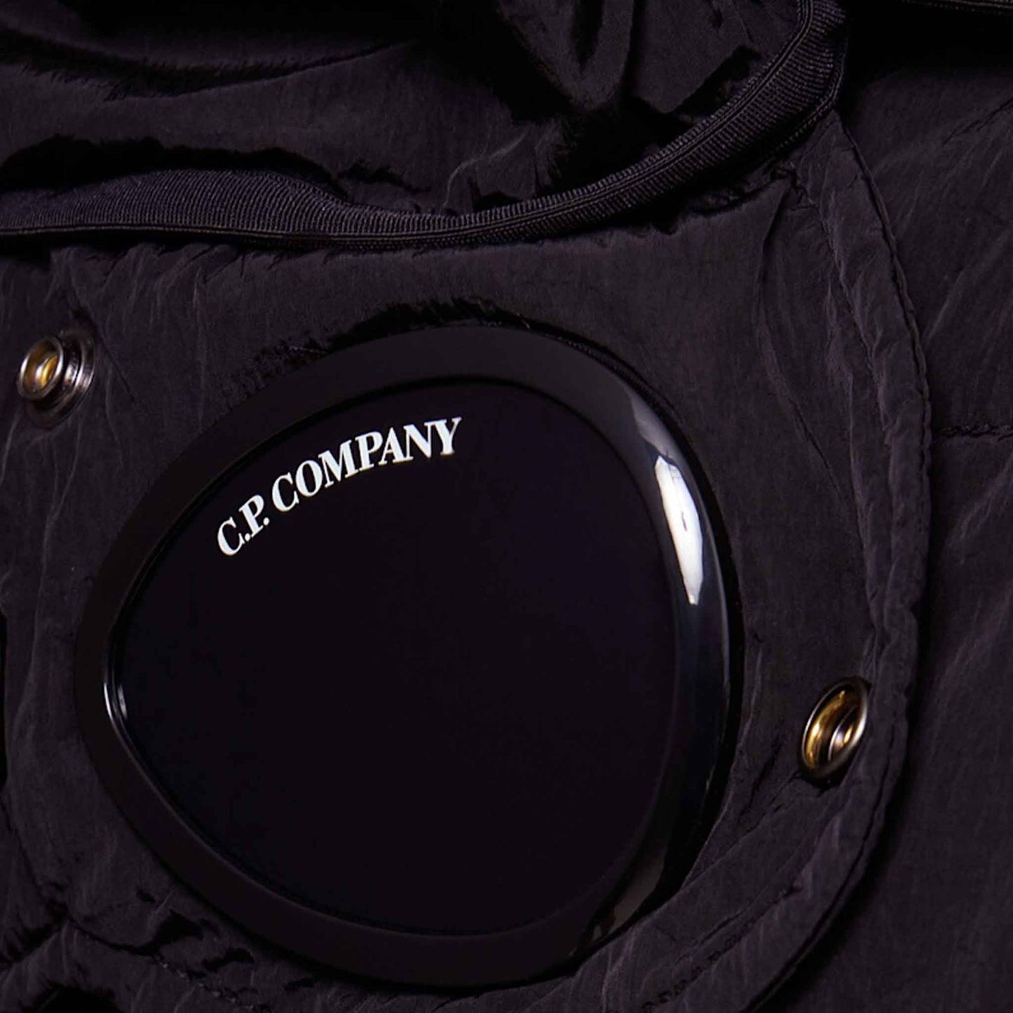 C.P. Company Chrome-R Goggle Down Jacket in Nightshade- Purple