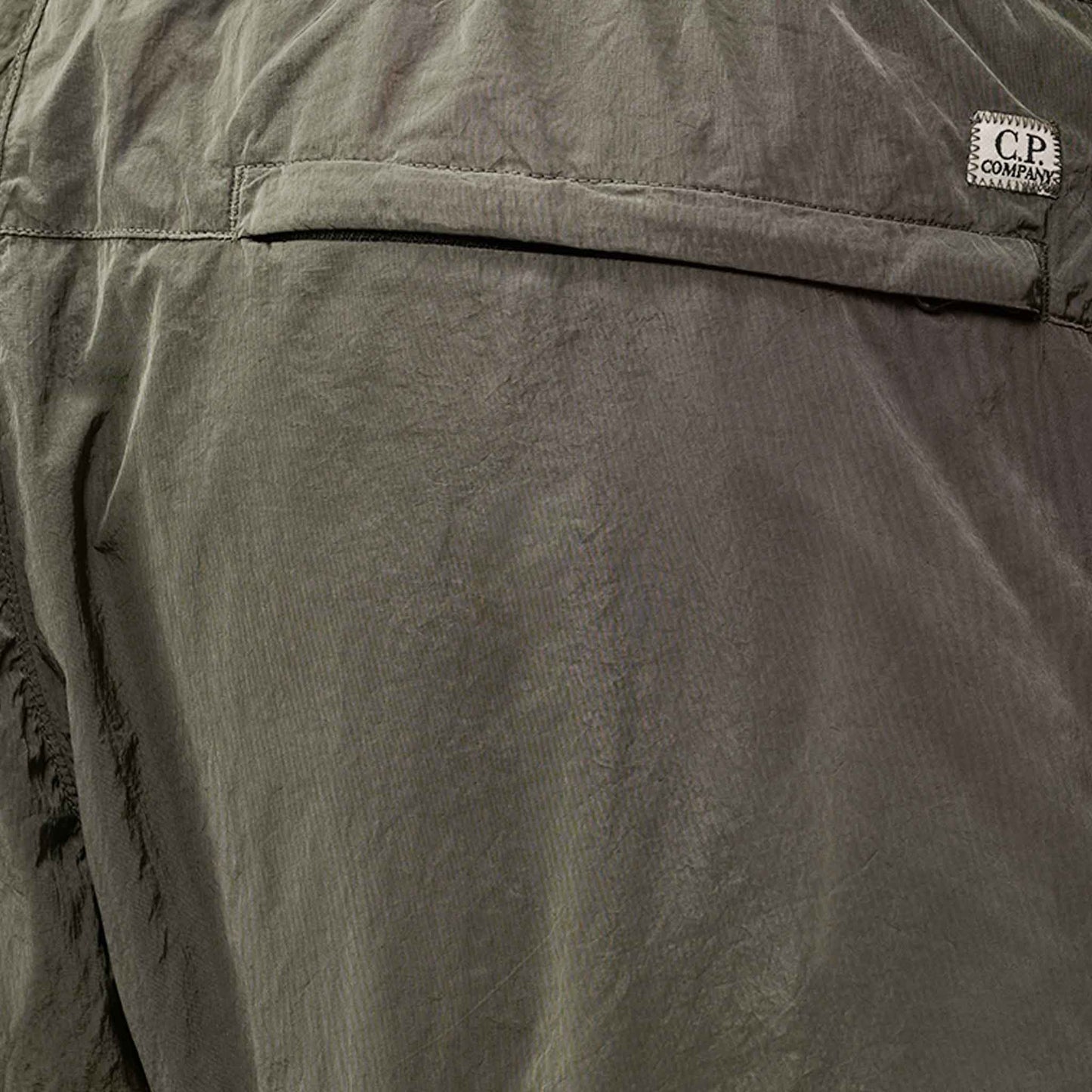 C.P. Company Chrome-R Track Pants in Grape Leaf- Green