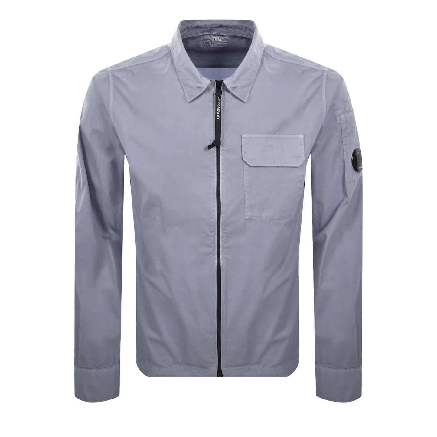 C.P. Company Gabardine Zipped Overshirt in Lavender