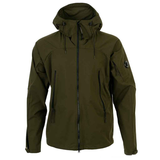 C.P. Company Pro-Tek Lens Hooded Jacket in Green