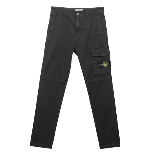 Stone Island Junior Black Cargos