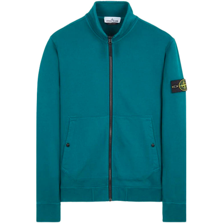Stone Island Brushed Cotton Full Zip Up