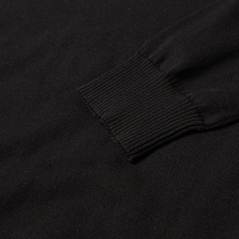 Stone Island Junior Black Classic Crew Knit