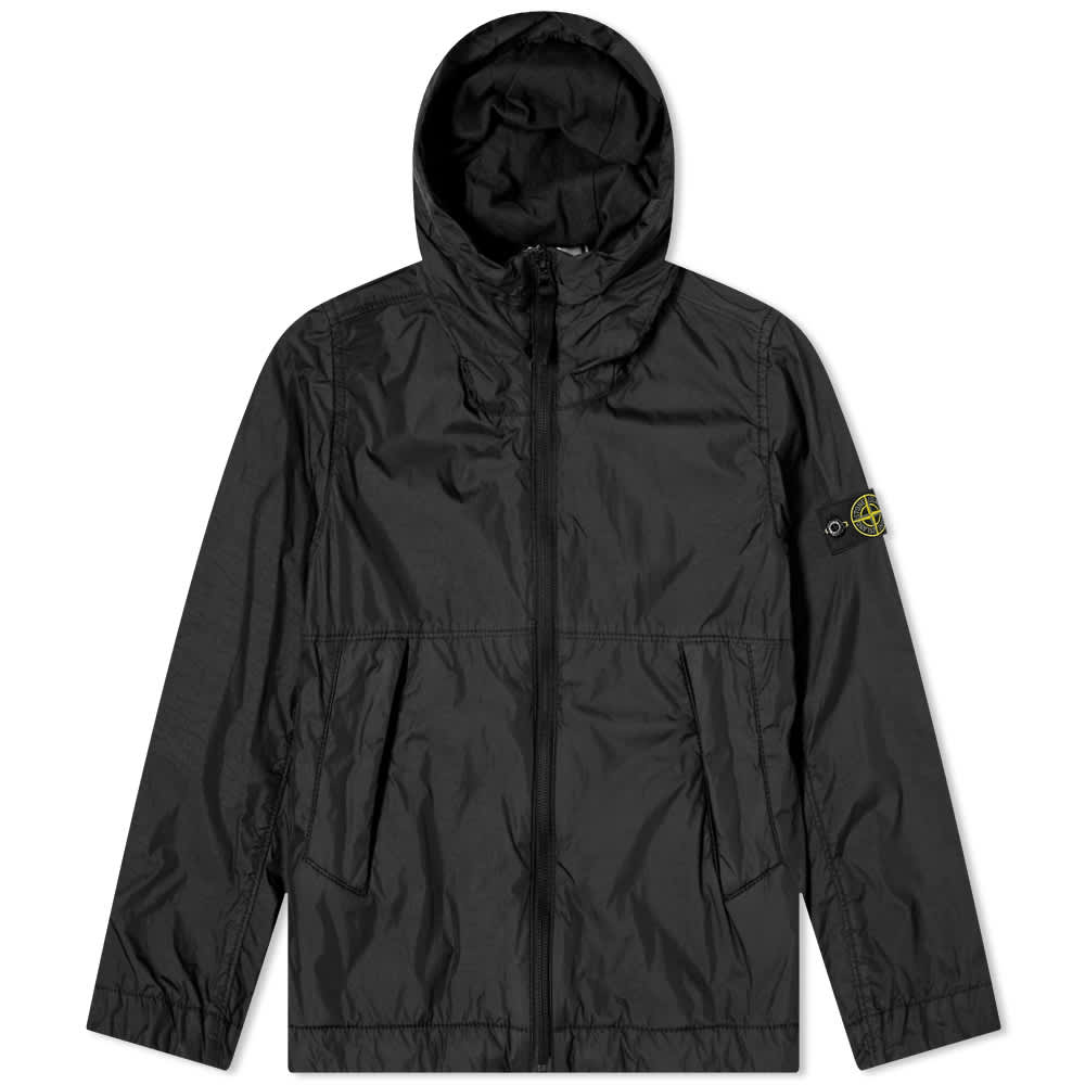 Stone Island Junior Crinkle Reps Hooded Jacket