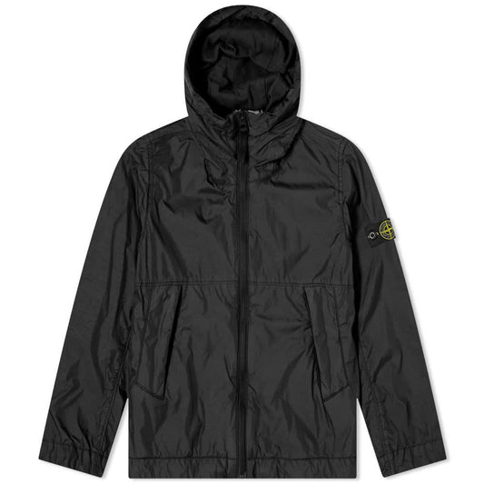 Stone Island Junior Crinkle Reps Hooded Jacket