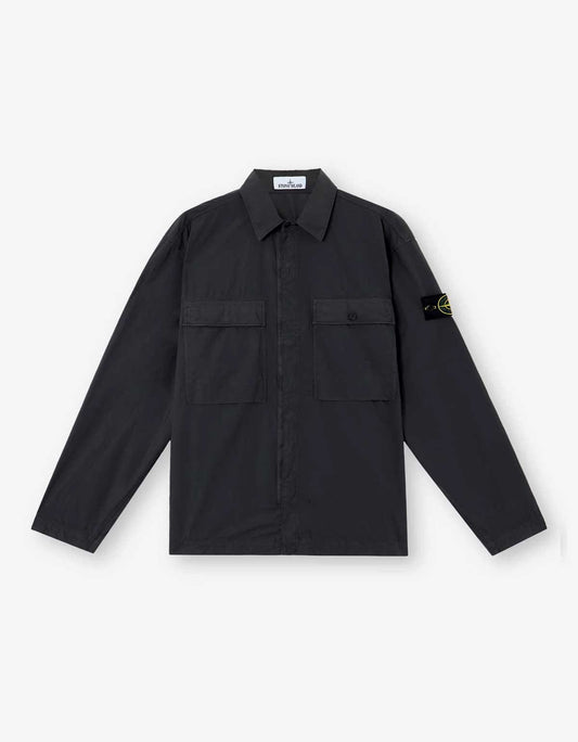 Stone Island Black Paracadute Overshirt