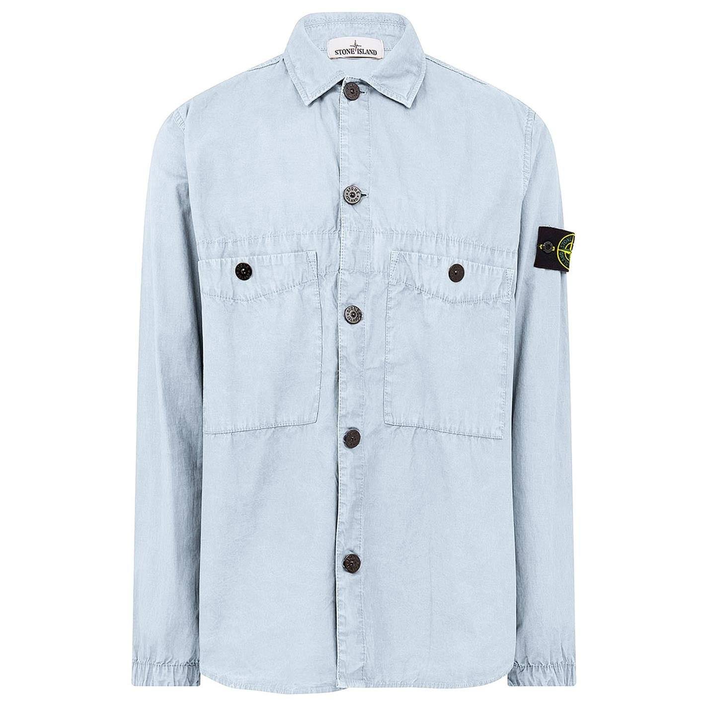 Stone Island Brushed Cotton Overshirt