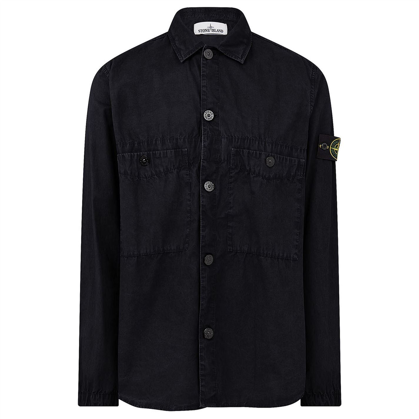 Stone Island Brushed Cotton Overshirt
