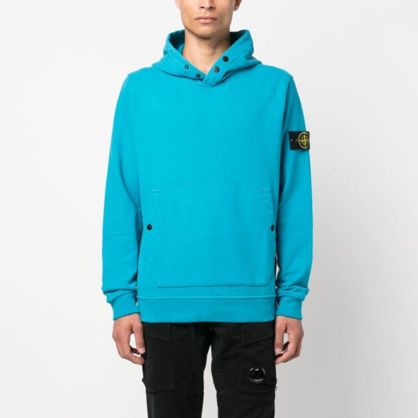Stone Island Brushed Cotton Hoodie