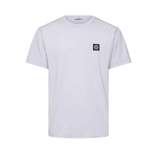 Stone Island Compass Logo T-Shirt in Lilac