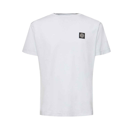 Stone Island Compass Logo T-Shirt in Sky Blue