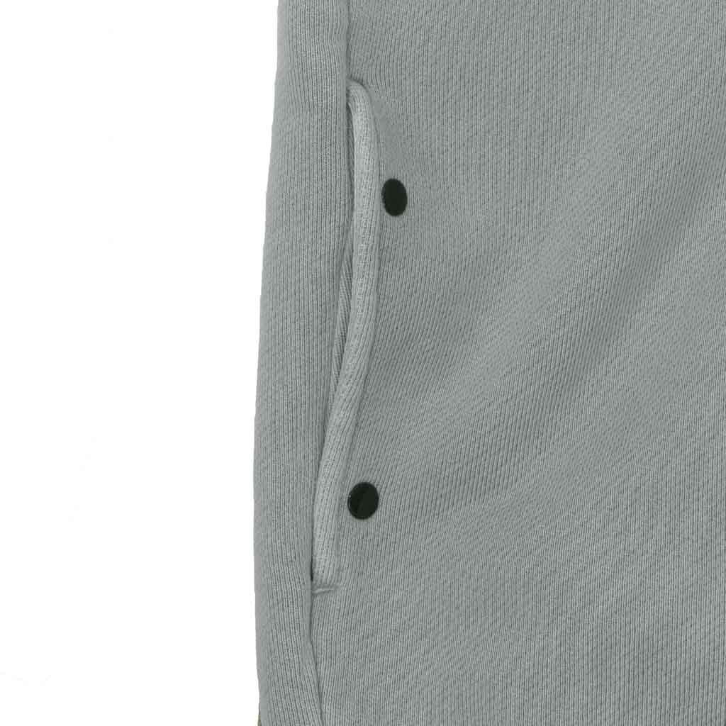 Stone Island Cotton Diagonal Raised Fleece "Old" Effect Crewneck Sweatshirt in Grey Green