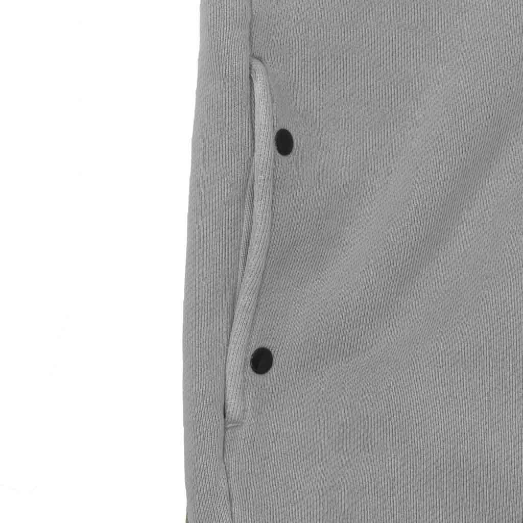 Stone Island Cotton Diagonal Raised Fleece "Old" Effect Crewneck Sweatshirt in Grey