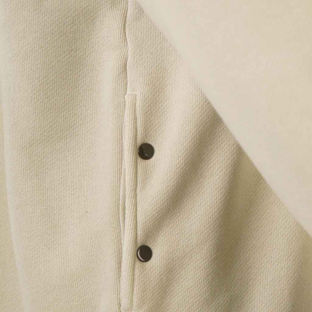Stone Island Cotton Diagonal Raised Fleece "Old" Effect Crewneck Sweatshirt in Sand