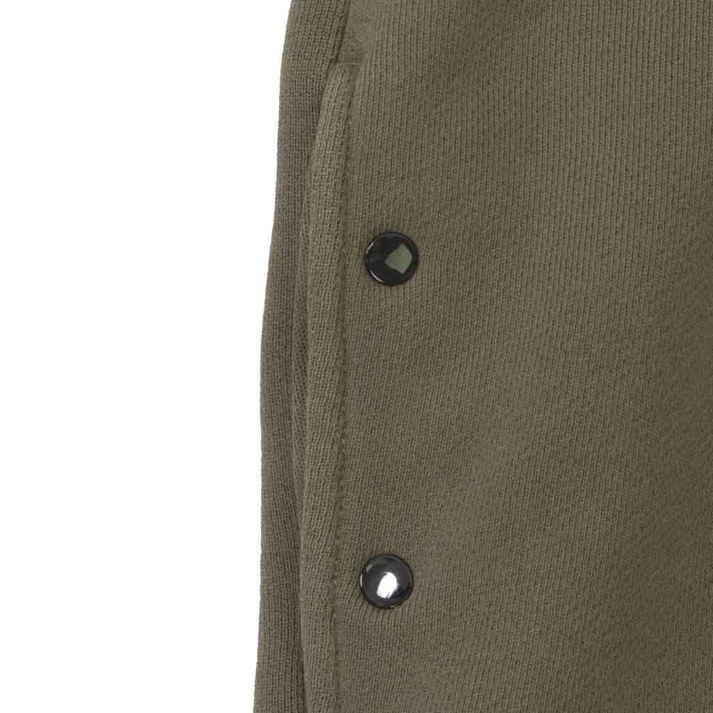 Stone Island Cotton Diagonal Raised Fleece "Old" Effect Crewneck Sweatshirt in Walnut