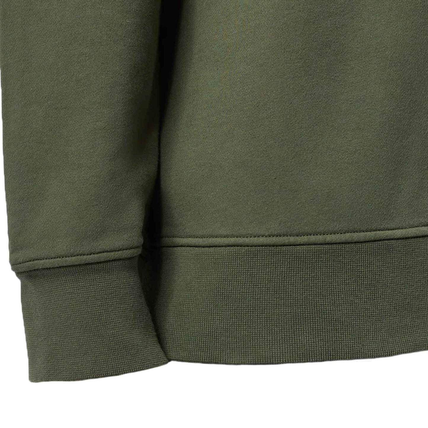 Stone Island Cotton Fleece Crewneck Sweatshirt in Musk Green