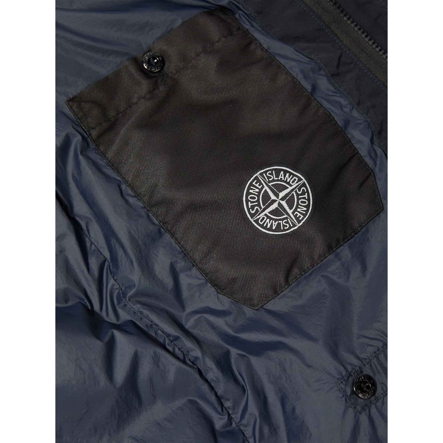 Stone Island Crinkle Reps R-NY Down Gilet in Navy Blue