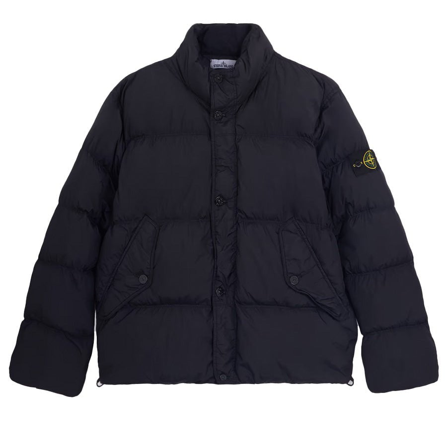 Stone Island Crinkle Reps R-NY Light Down Blouson Jacket in Navy Blue